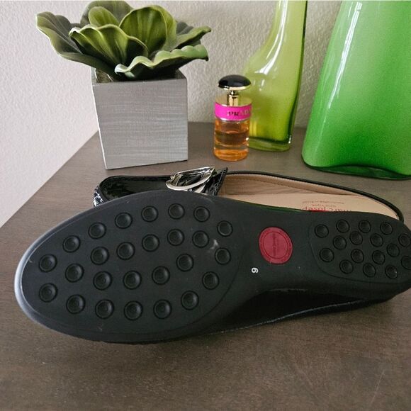 Black Designer Flat Loafers. - Picture 6 of 8